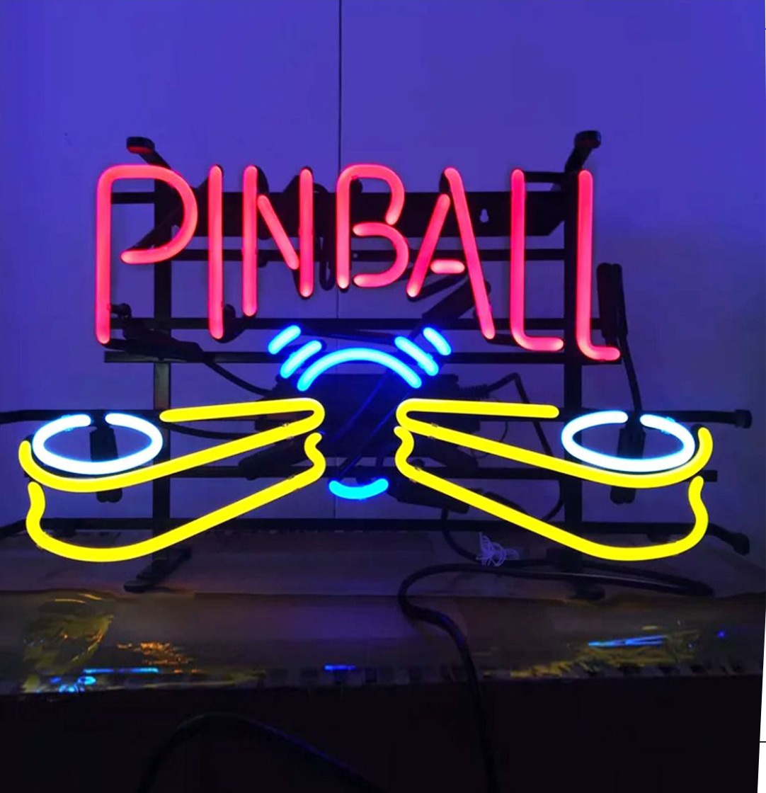 Neon Sign - Pinball 62 x 42cm