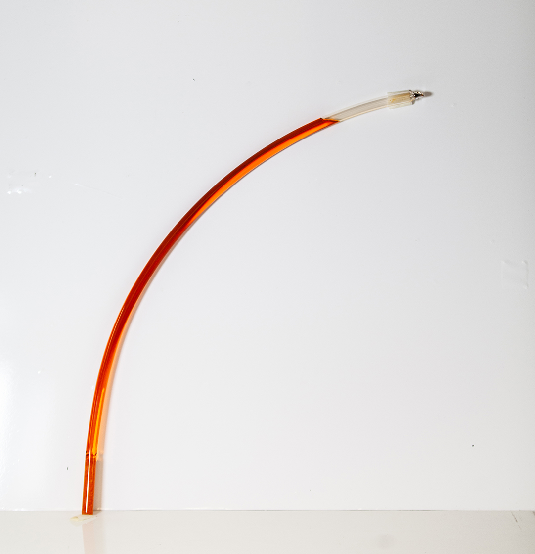 Bubble Tube Curve Long Amber