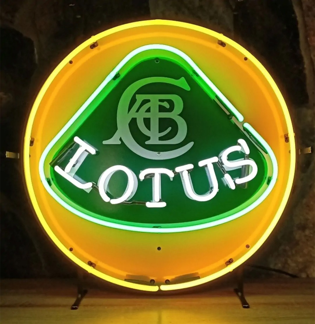 Neon Sign - Lotus 65cm x 65cm
