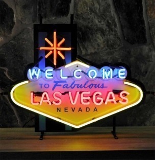 Neon Sign - Welcome to Las Vegas 71 x 58cm
