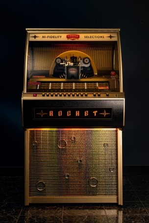 Custom Black Vinyl Rocket With Gold Castings 2025 Model