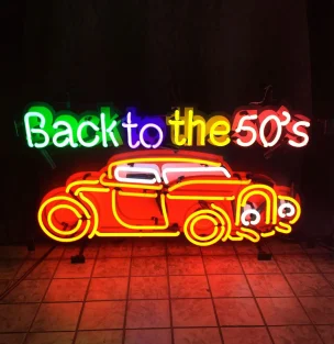 Back To The Fifties Neon